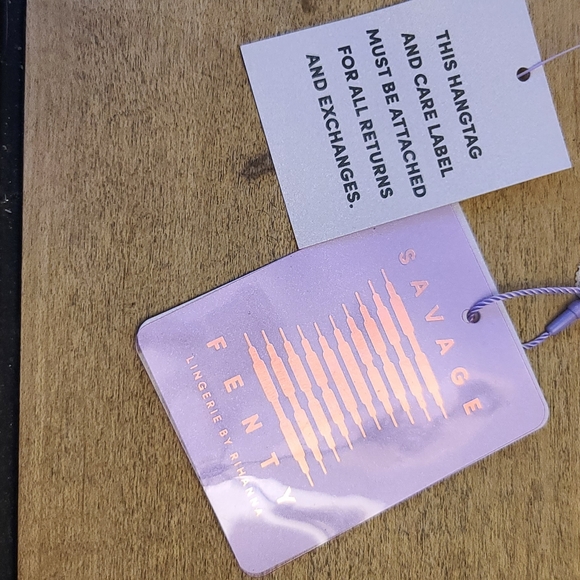 SAVAGE X FENTY Floral Lace Racerback Bralette / Pink Rose Quartz Medium NWT - Picture 12 of 12